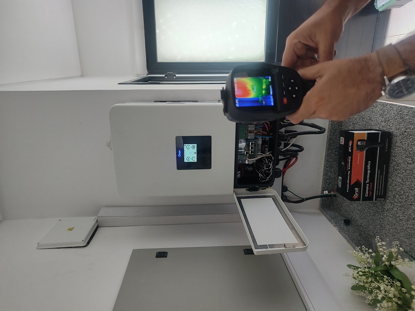 Control de calidad con cámara termográfica
